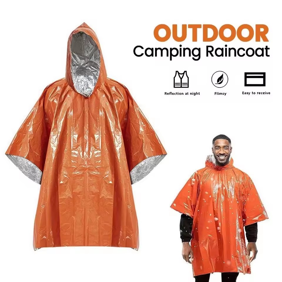 1 шт./2 шт. Аварийный дождевик – обзор и цена Emergency Poncho Rain